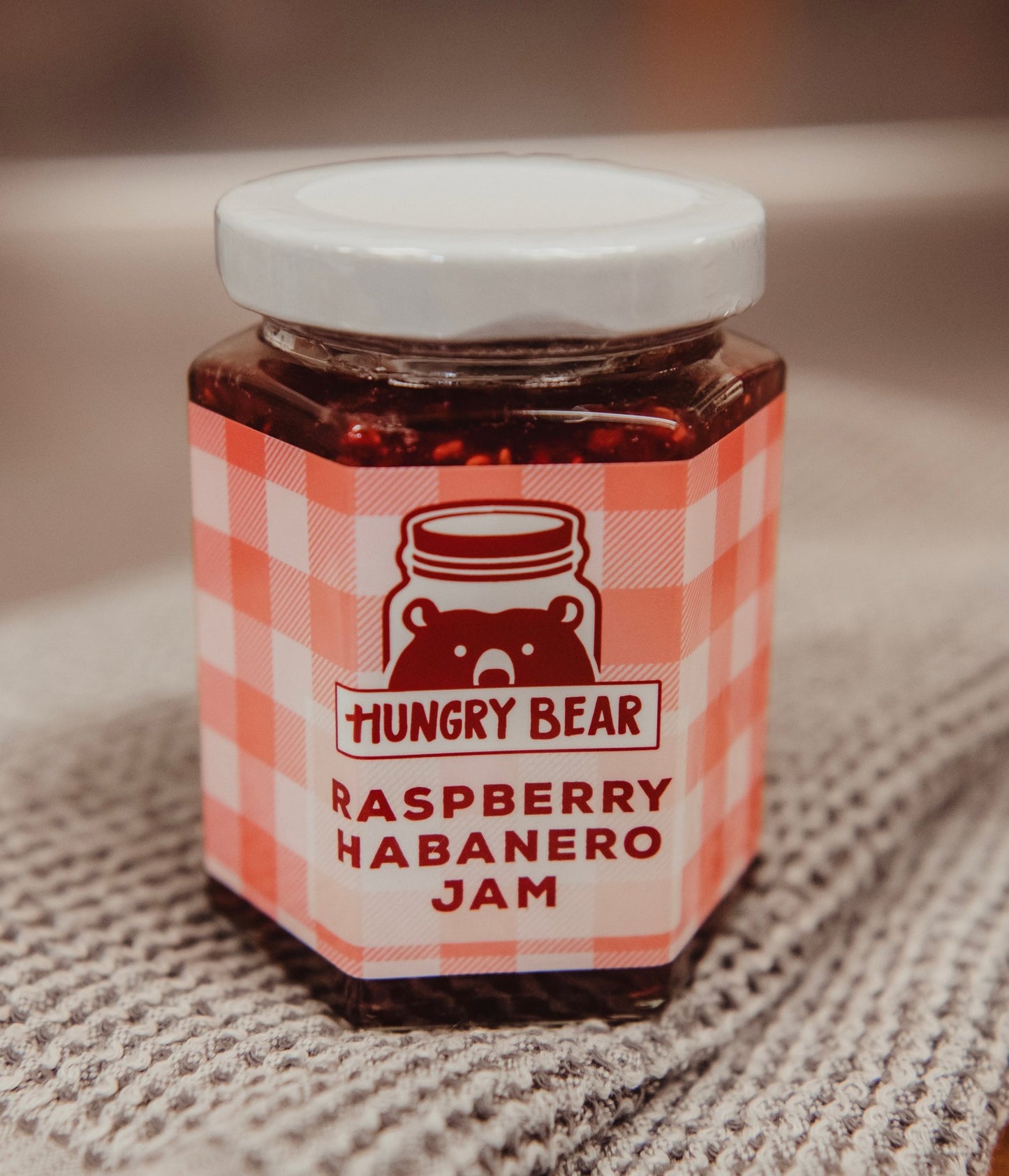 Raspberry Habanero Jam - Hungry Bear Jellies