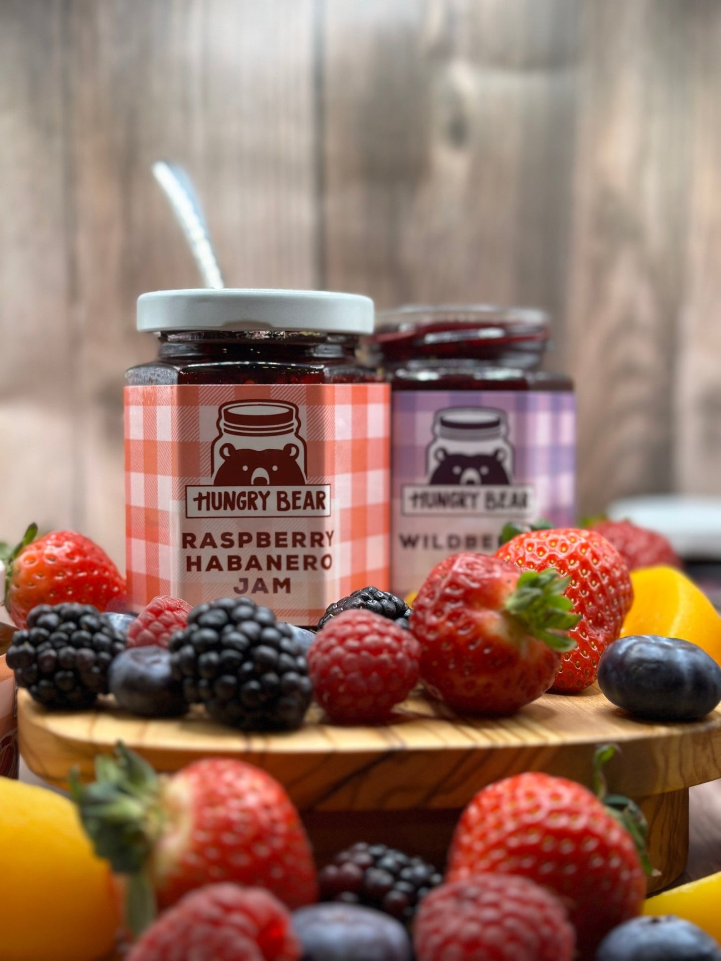 Raspberry Habanero Jam - Hungry Bear Jellies