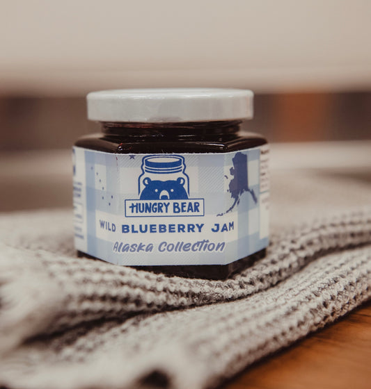 Wild Alaskan Blueberry Jam - Hungry Bear Jellies