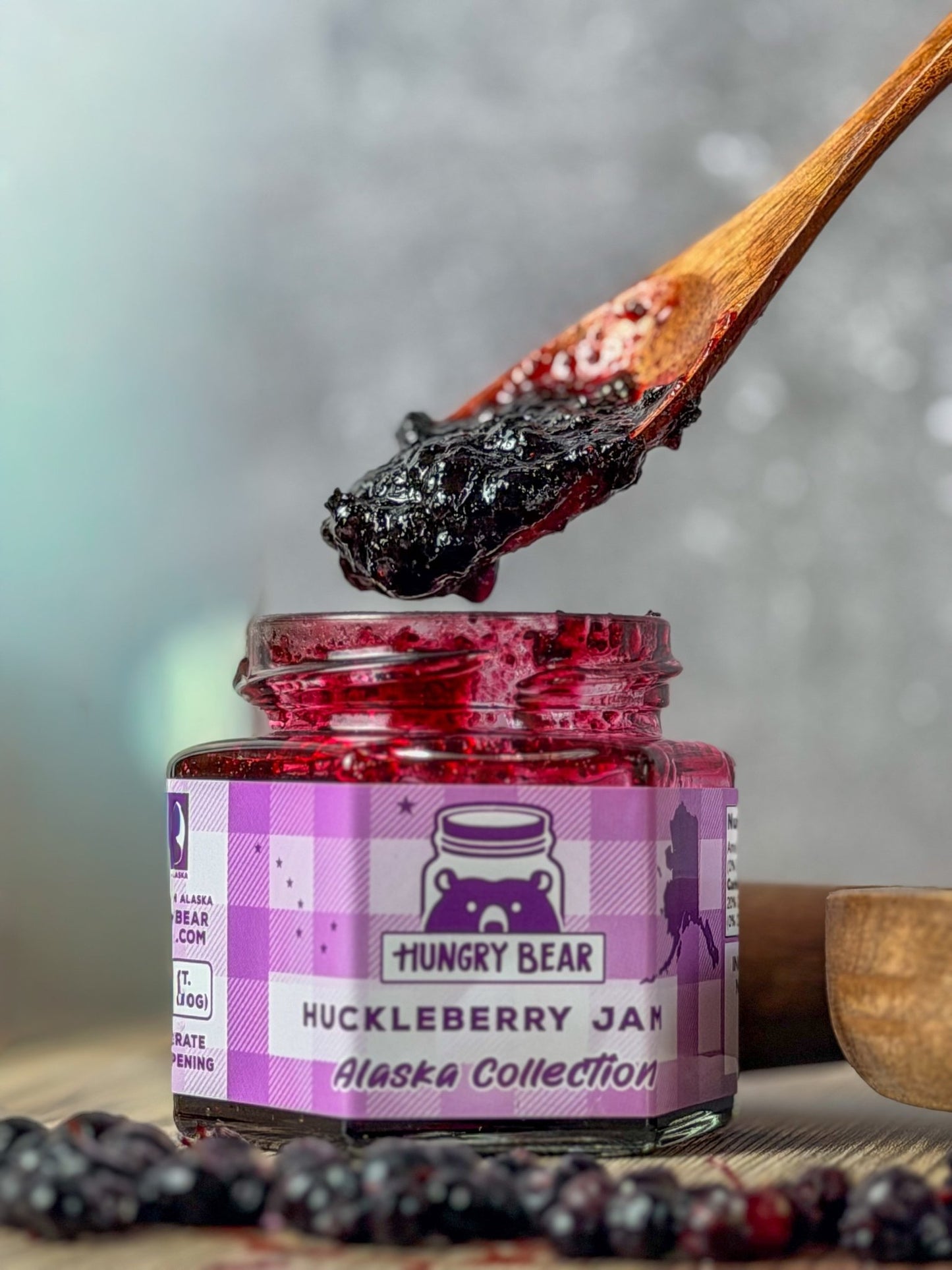 Huckleberry Jam - Hungry Bear Jellies
