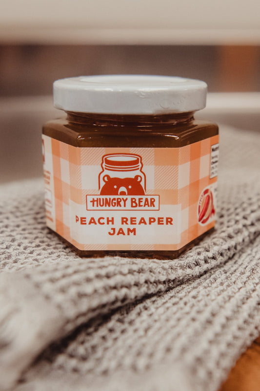 Peach Reaper Jam - Hungry Bear Jellies