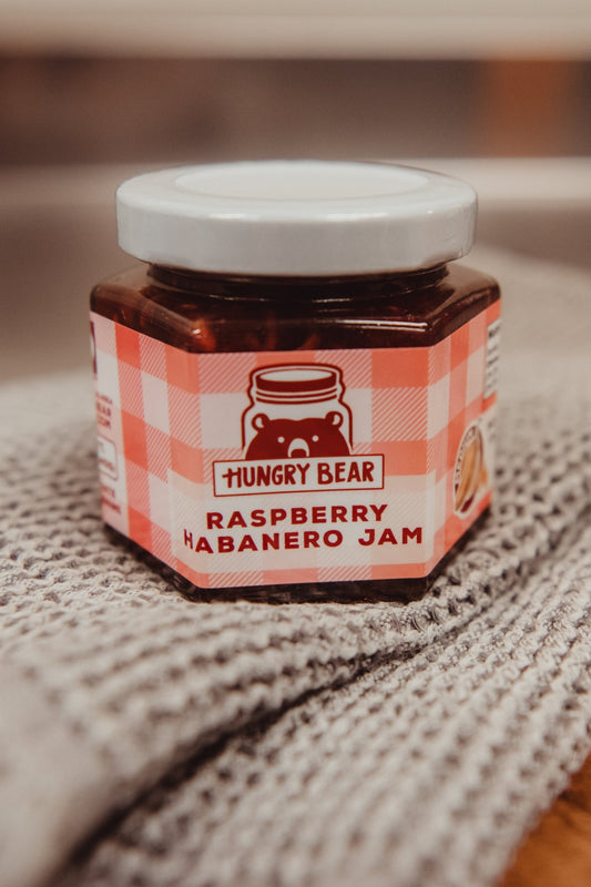 Raspberry Habanero Jam - Hungry Bear Jellies