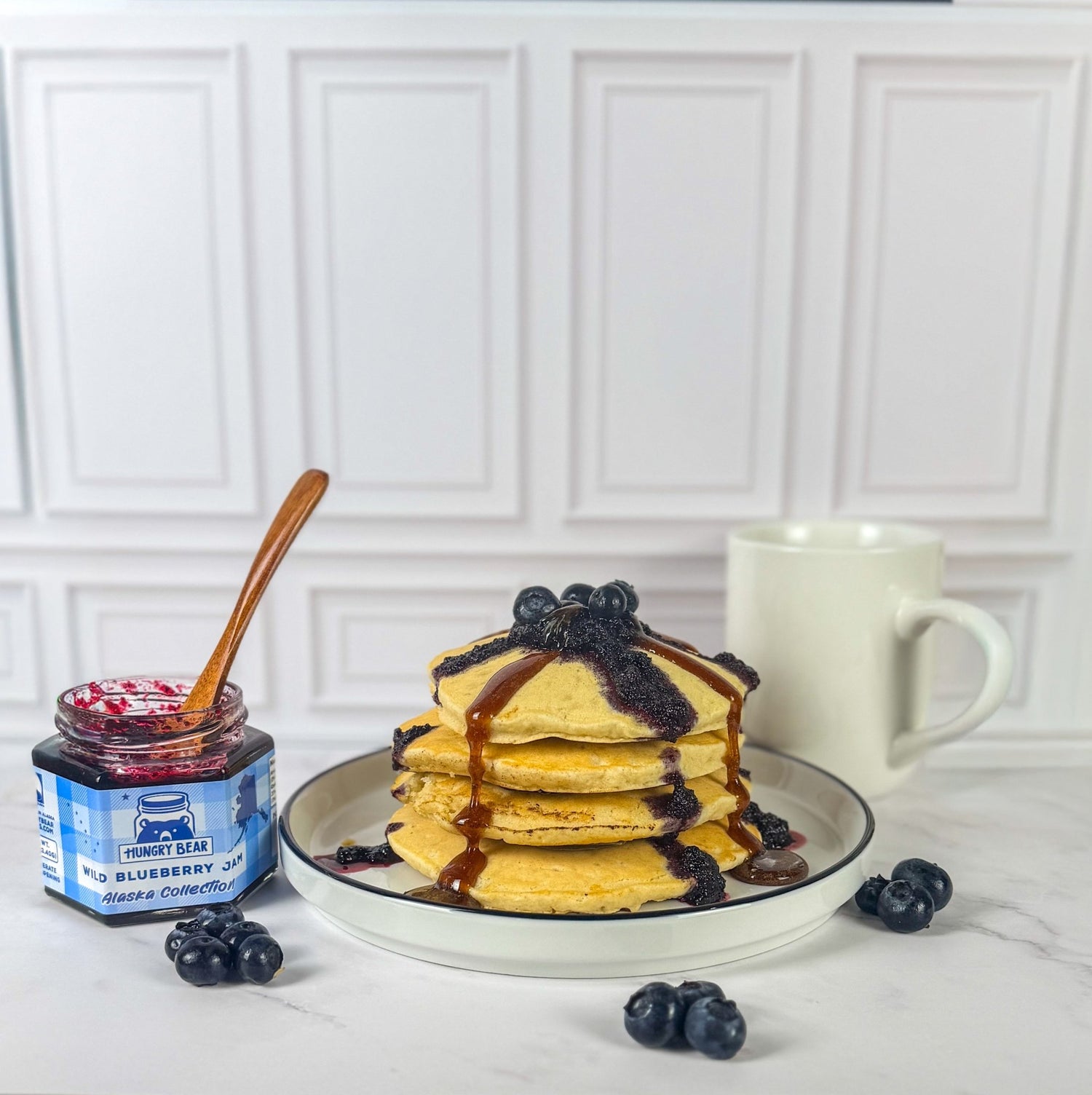 Wild Alaskan Blueberry Jam - Hungry Bear Jellies